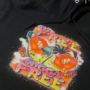 Black fnf hoodie in all sizes